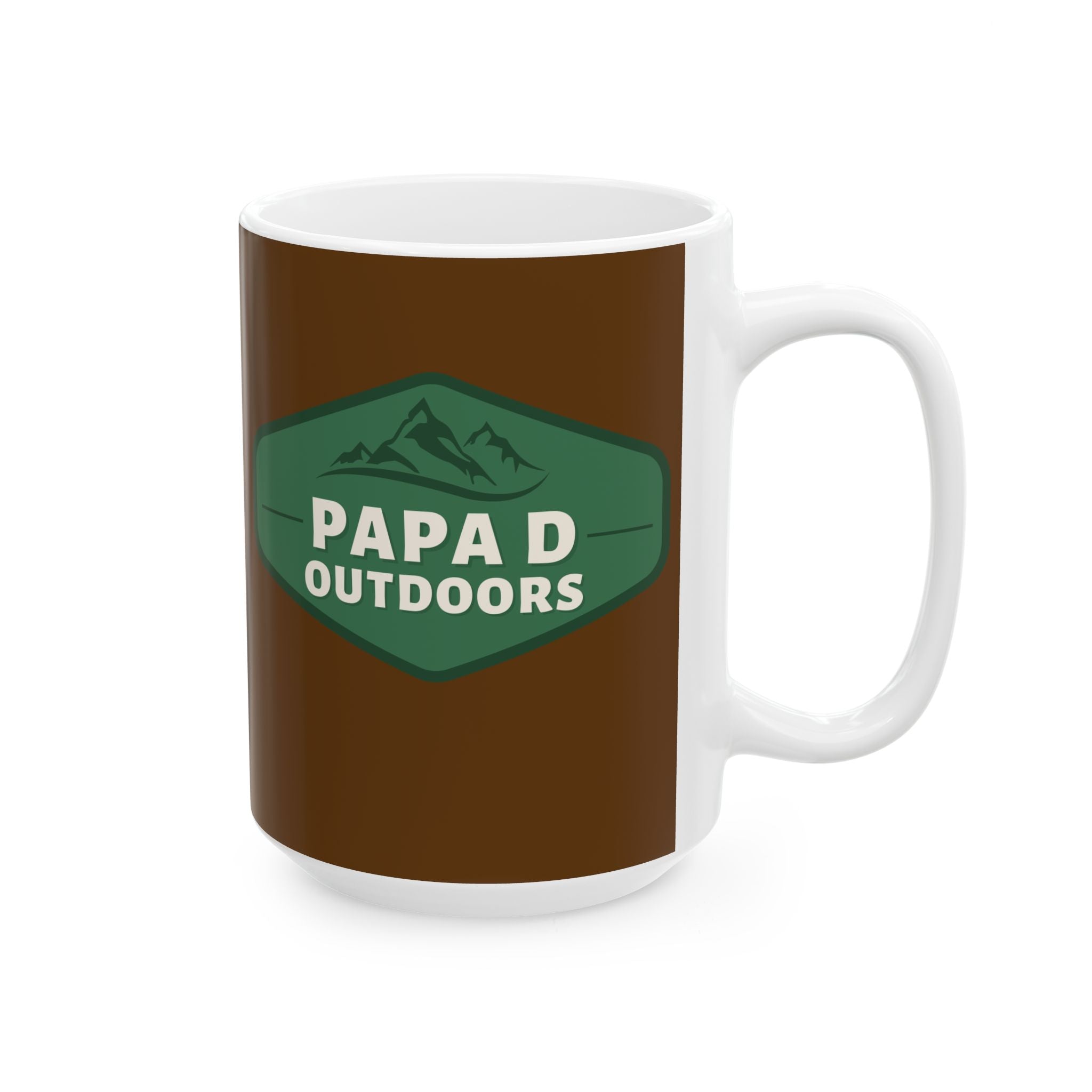 Papa D Outdoors Ceramic Mug, (11oz, 15oz)