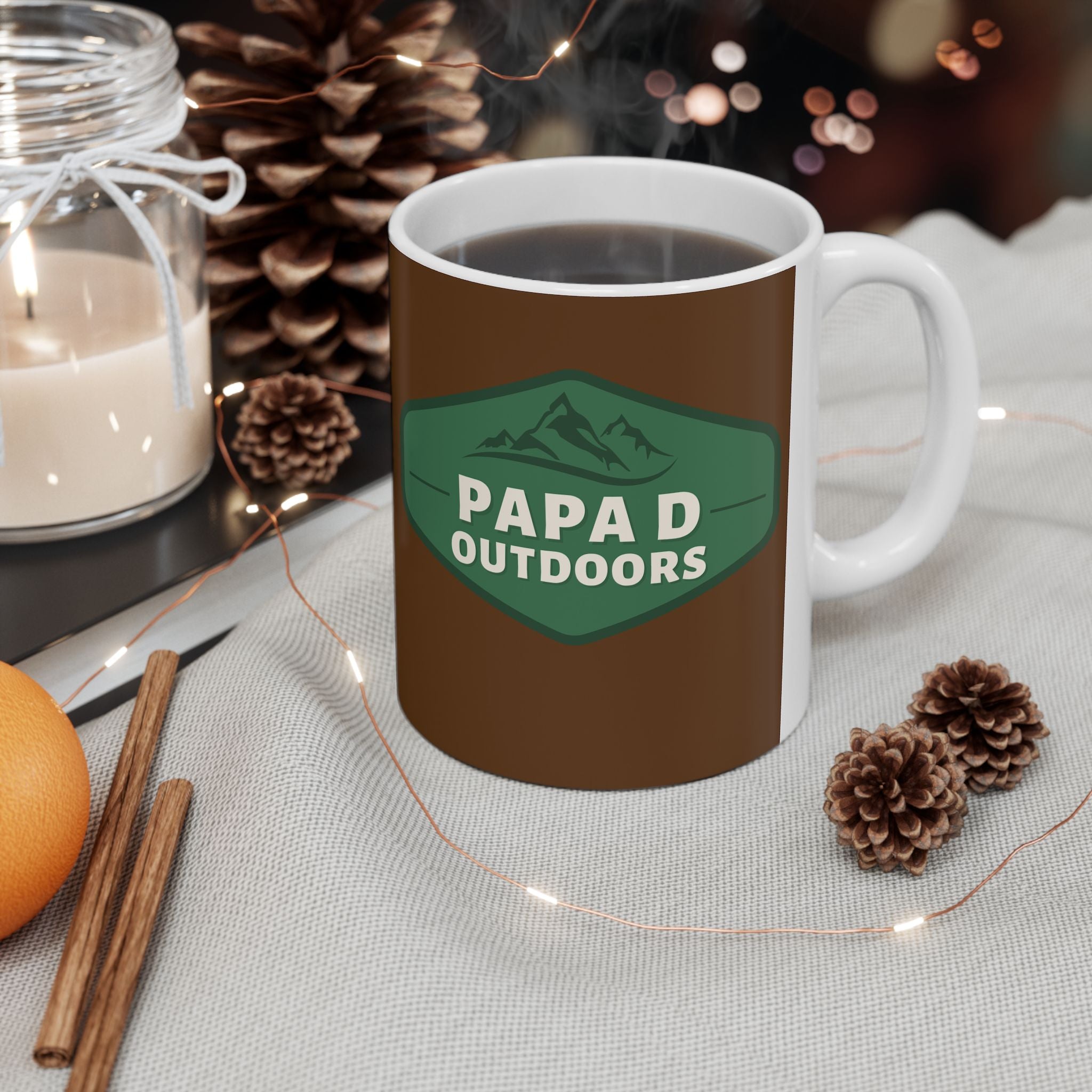 Papa D Outdoors Ceramic Mug, (11oz, 15oz)