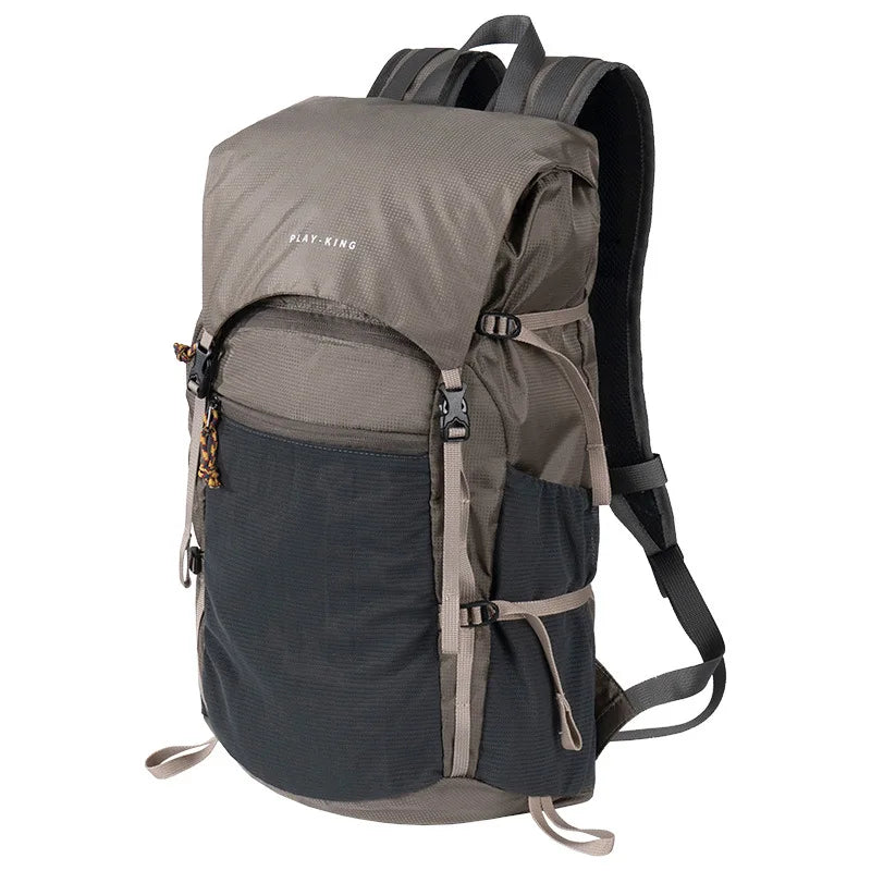 NNEOBA Waterproof Camping Backpack Grey-0