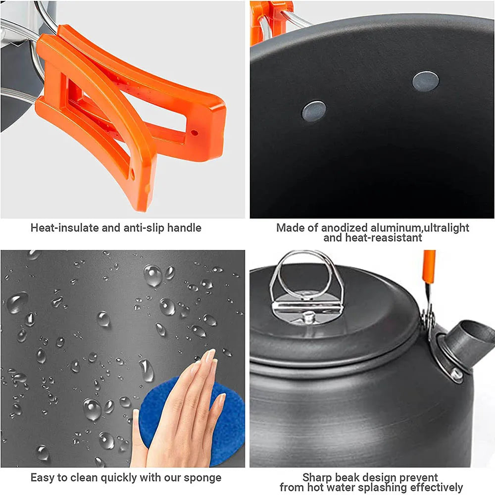 11-Piece Camping Cookware Cooking Set-3