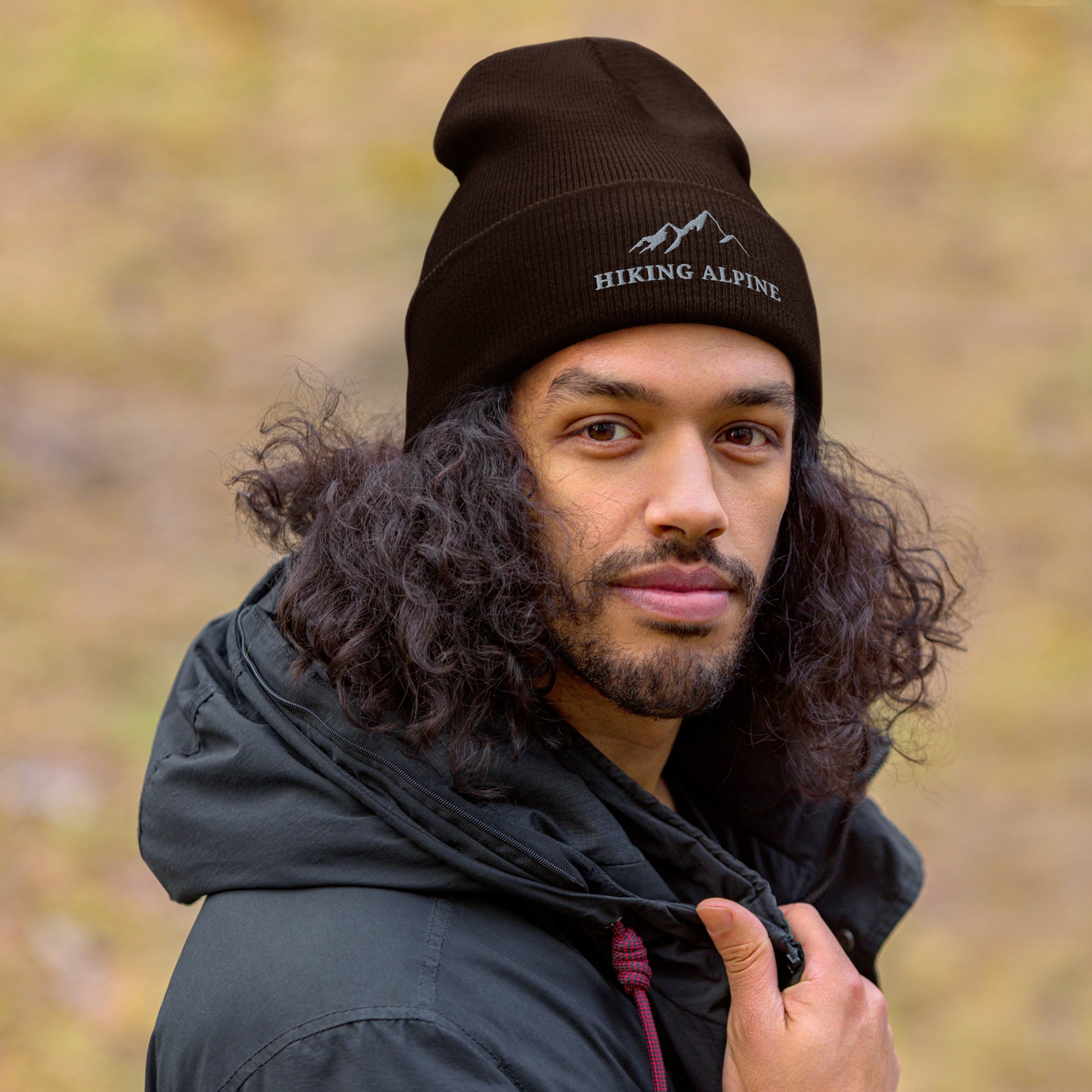 Hiking Alpine Crest Cuffed Beanie-1
