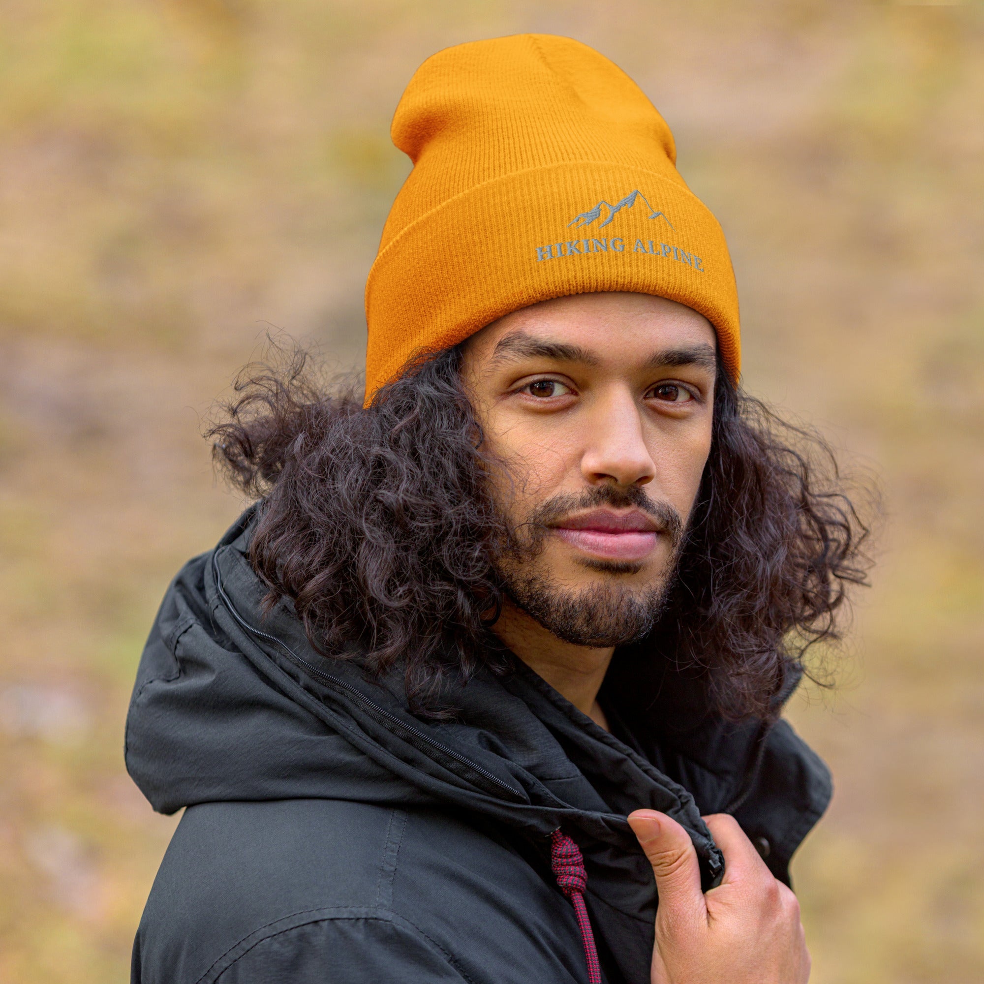 Hiking Alpine Crest Cuffed Beanie-9