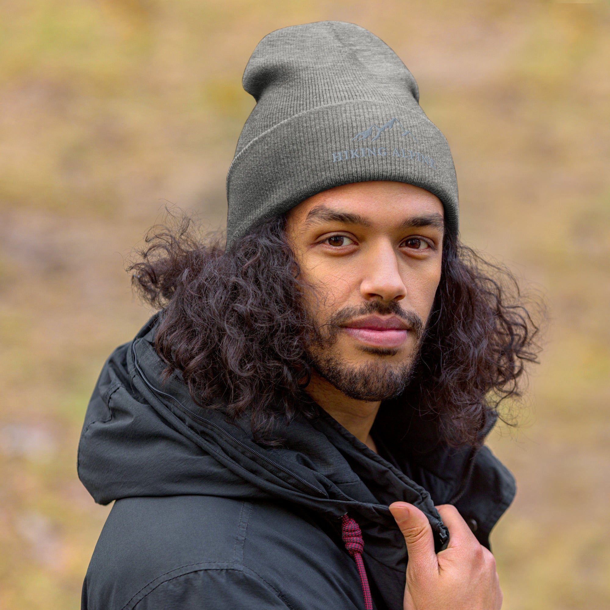 Hiking Alpine Crest Cuffed Beanie-8