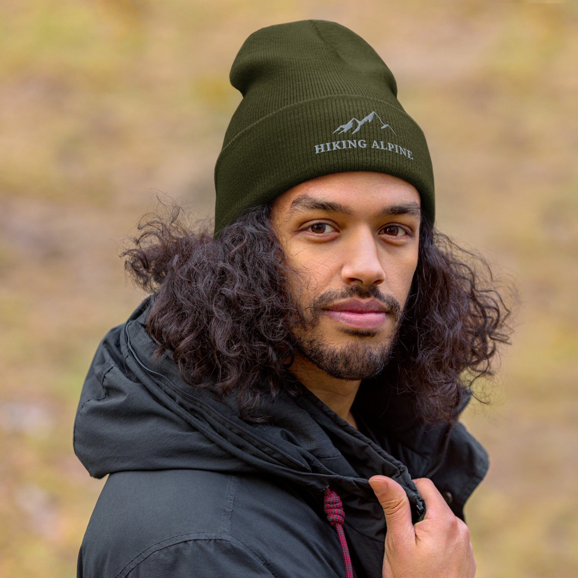 Hiking Alpine Crest Cuffed Beanie-6