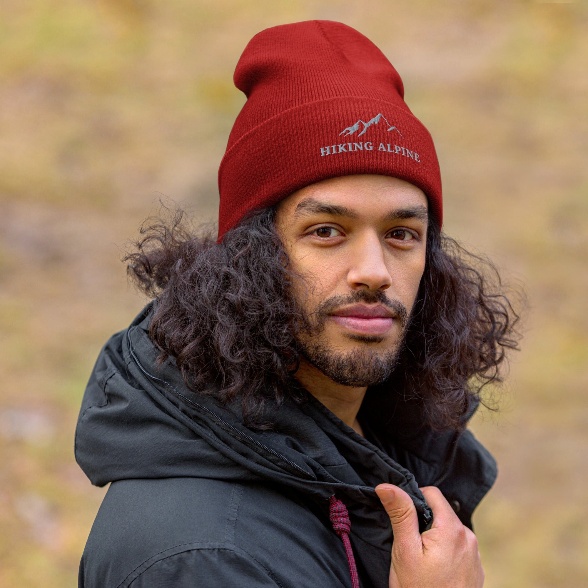 Hiking Alpine Crest Cuffed Beanie-5