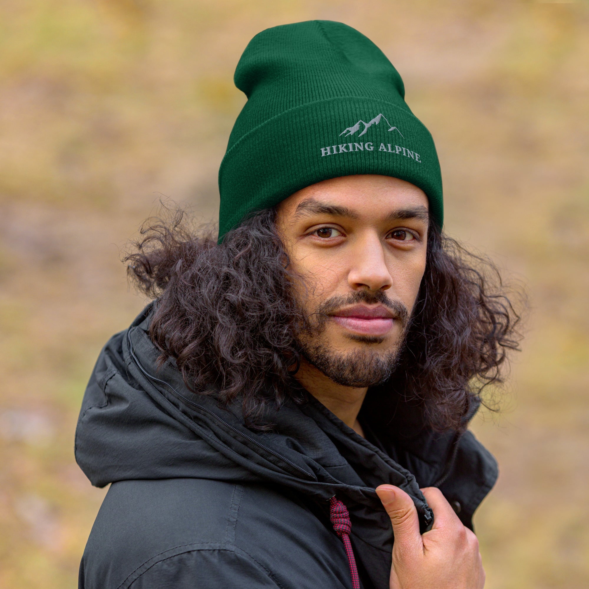 Hiking Alpine Crest Cuffed Beanie-7
